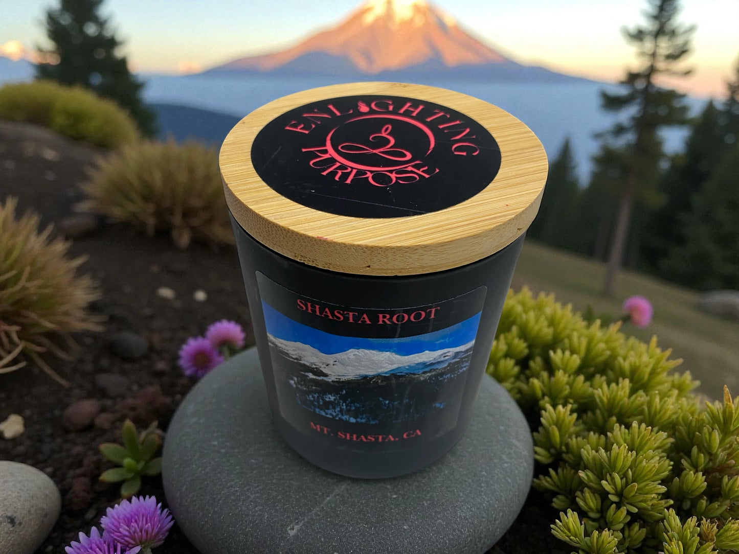 Shasta Root Candle – Elemental Collection- Grounding and Root Chakra Connection