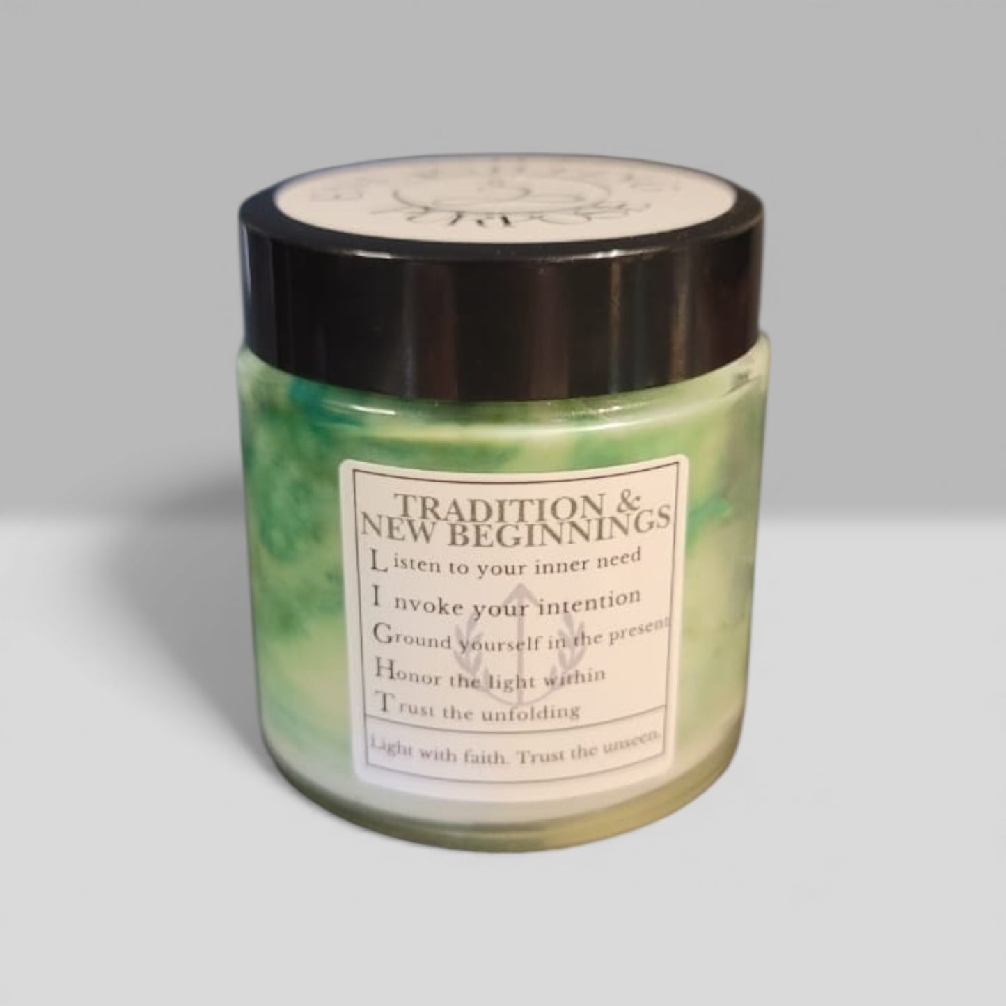 Tradition & New Beginnings Candle Set – Interactive Holiday & New Year Family Ritual | Gingerbread + Apple Cinnamon Soy Candles (2-4oz)