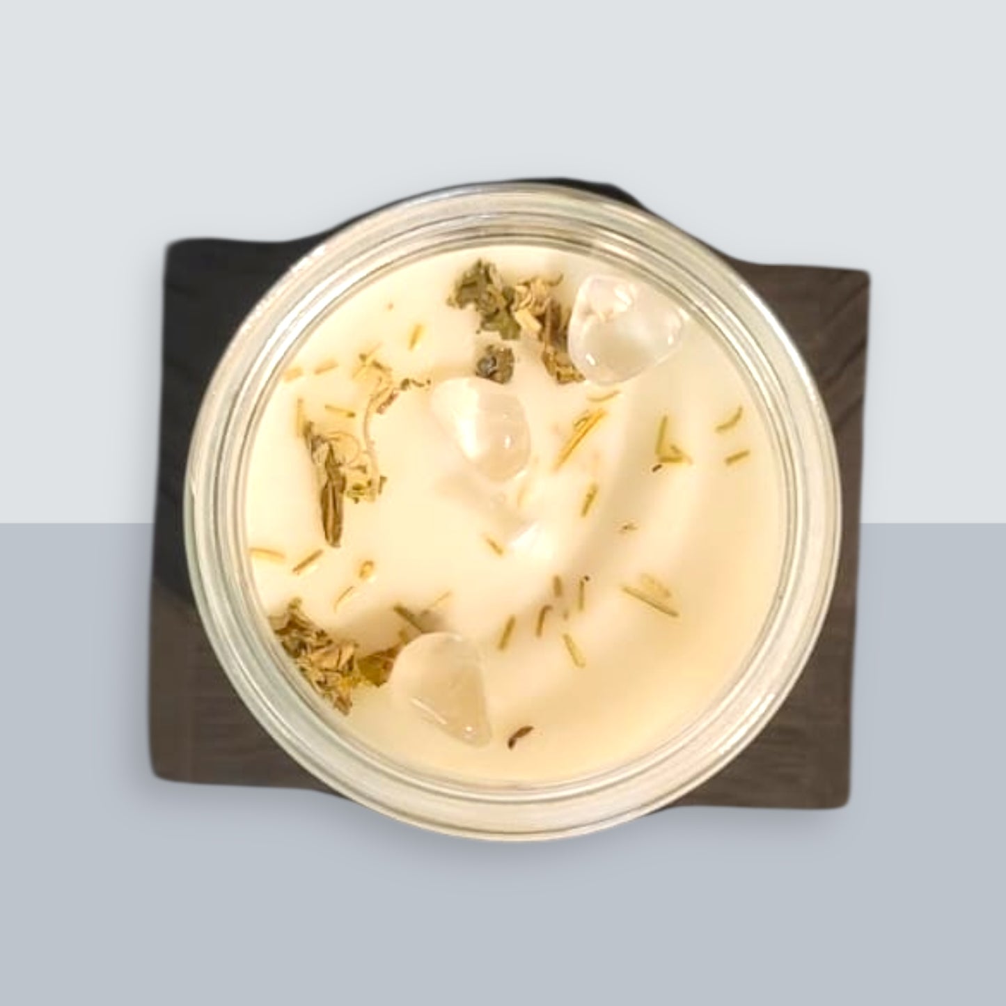 Cleanse the Space Intention Candle – Clary Sage Home Energy Cleanse | Purify, Reset & Refresh Soy Candle (4 & 8 oz)