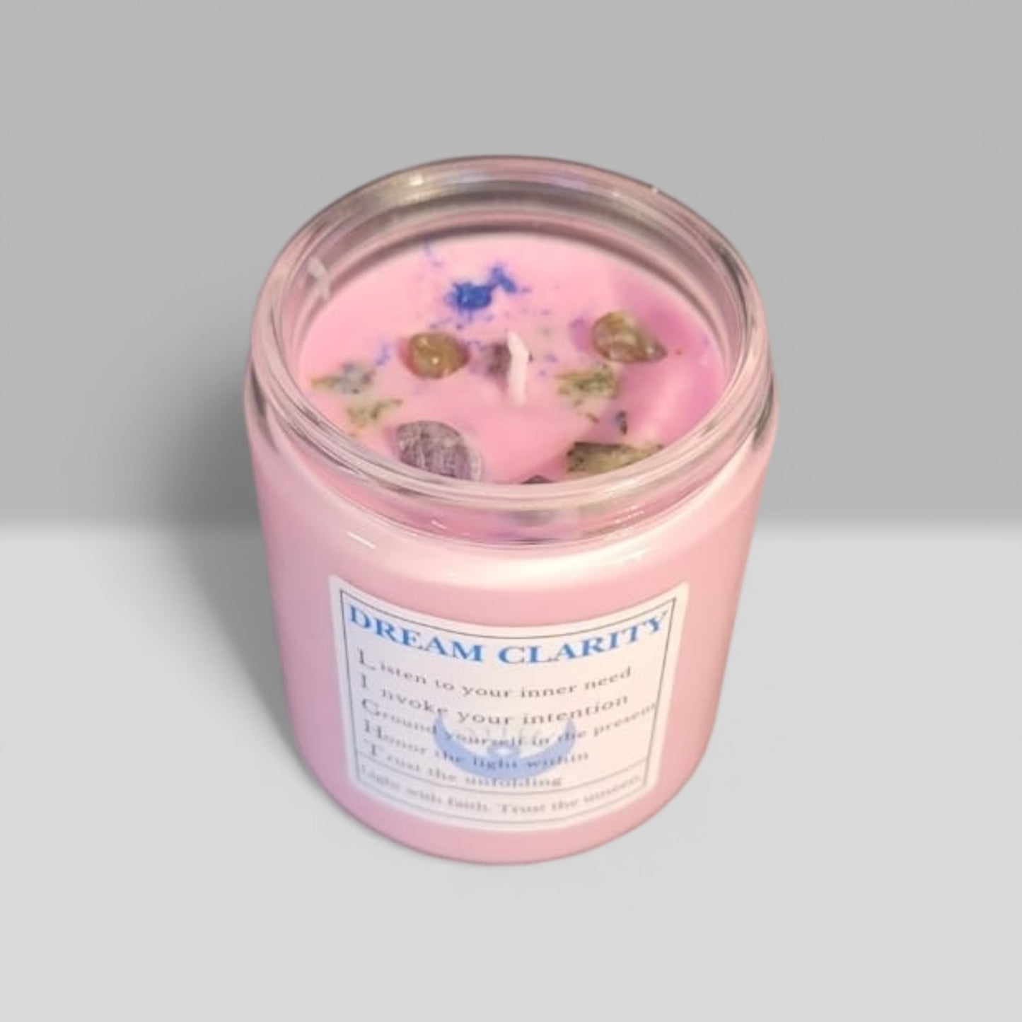 Dream Clarity Intention Candle 4oz – Frankincense, Cedarwood & Clary Sage | Intuition, Dreamwork & Rest Practice Candle