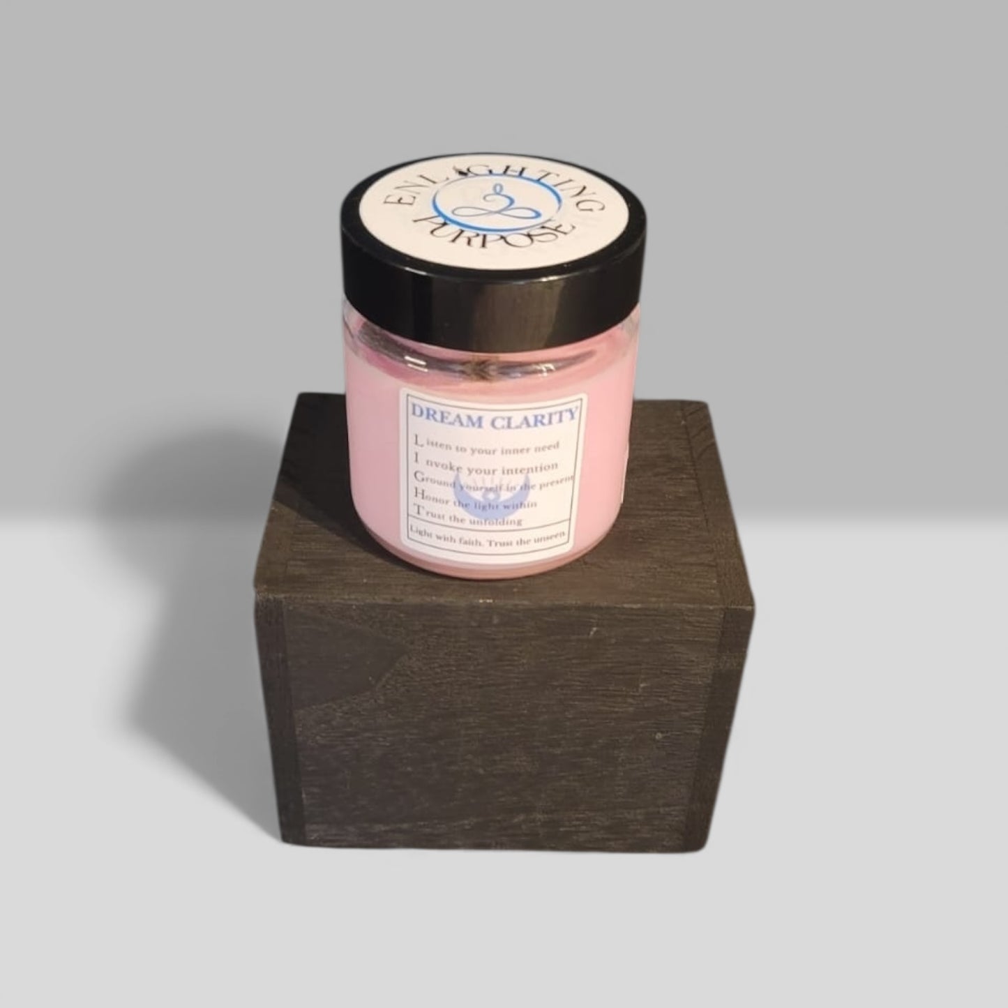 Dream Clarity Intention Candle 4oz – Frankincense, Cedarwood & Clary Sage | Intuition, Dreamwork & Rest Practice Candle