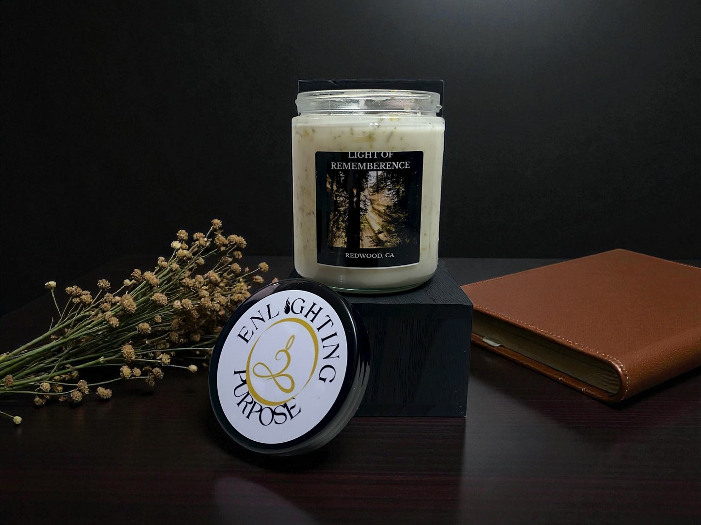 Light of Remembrance – Handcrafted Candle for Memory, Comfort & Eternal Connection (8 oz or 4 oz)