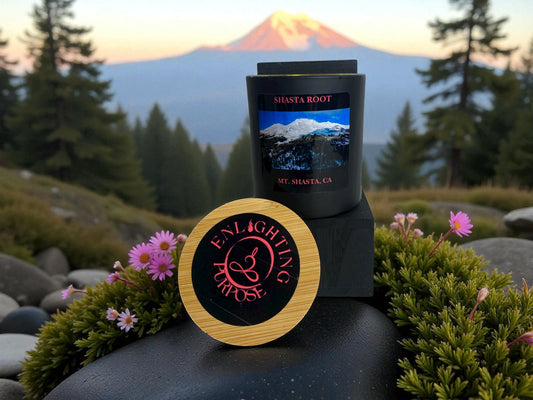 Shasta Root Candle – Elemental Collection- Grounding and Root Chakra Connection