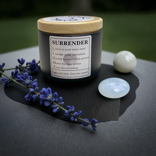 Surrender Candle – Full Moon Release & Emotional Clarity (4 oz)