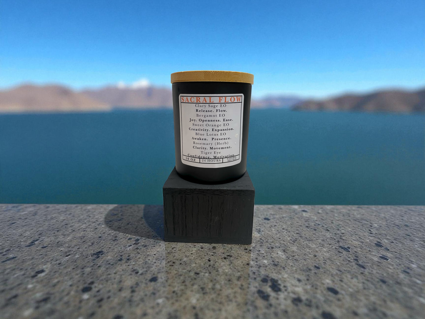 Sacral Flow Candle-Elemental Collection – Awaken Creativity and Emotional Balance