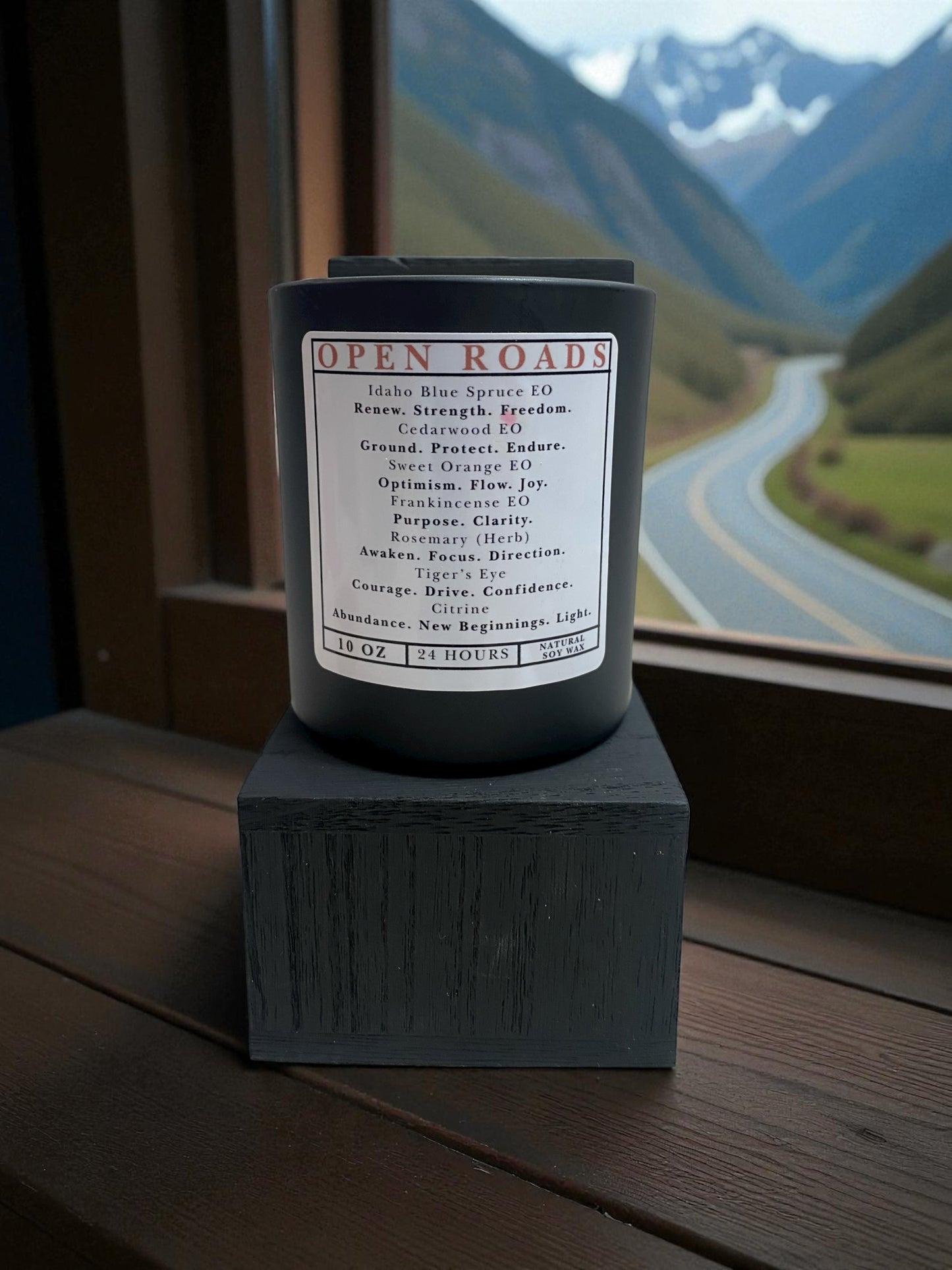 Open Roads Candle –Elemental Collection- Path Clearing & New Beginnings