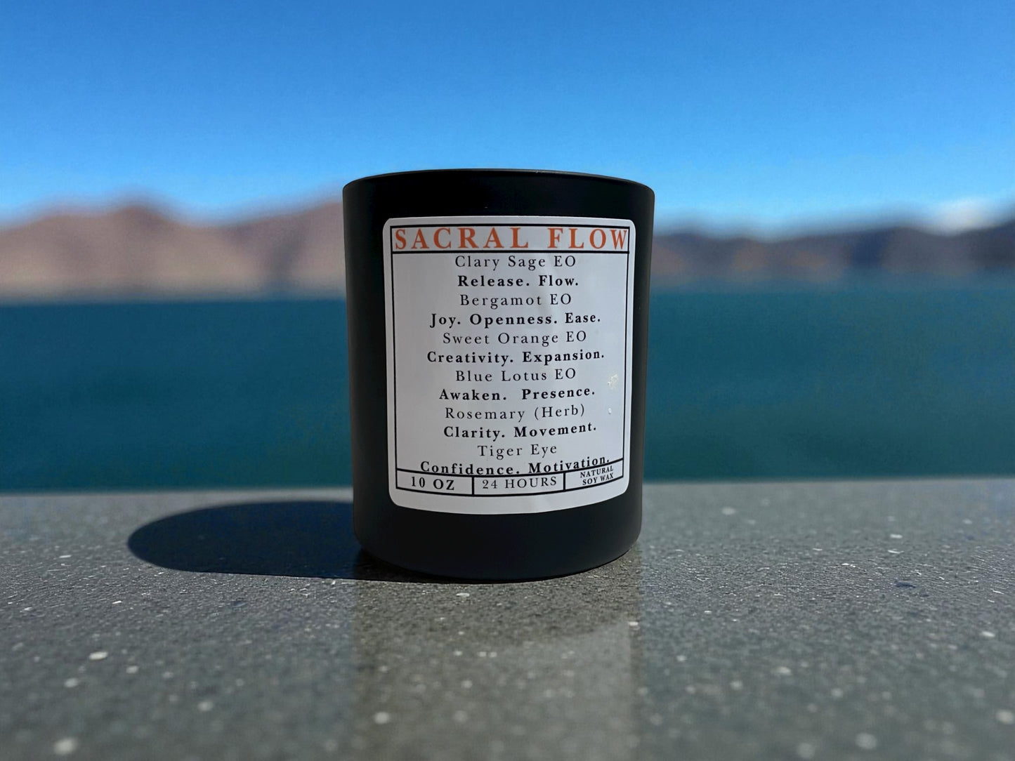 Sacral Flow Candle-Elemental Collection – Awaken Creativity and Emotional Balance